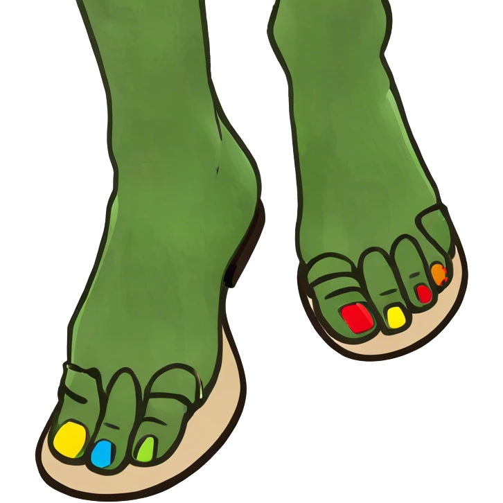 women feet  emoji