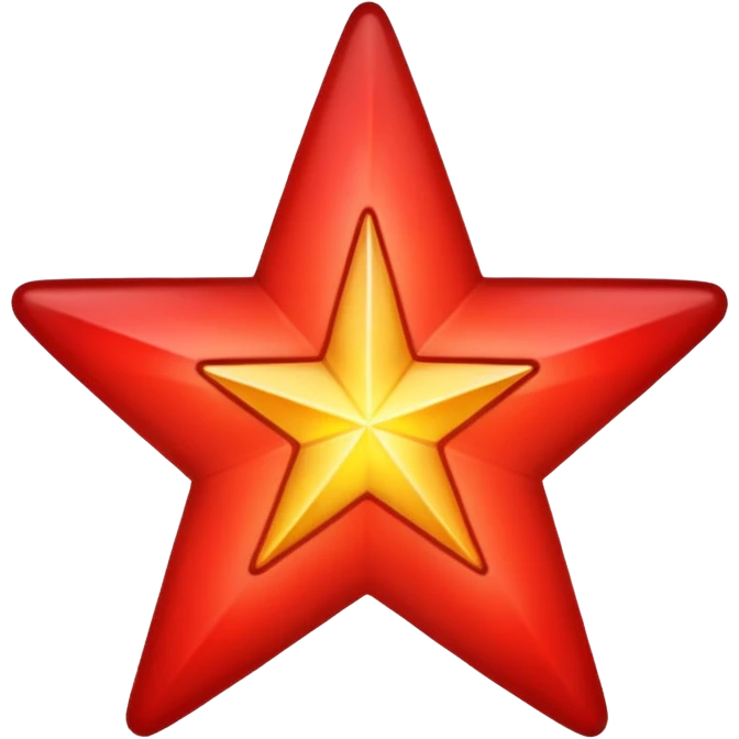 Make and star and make it red emoji