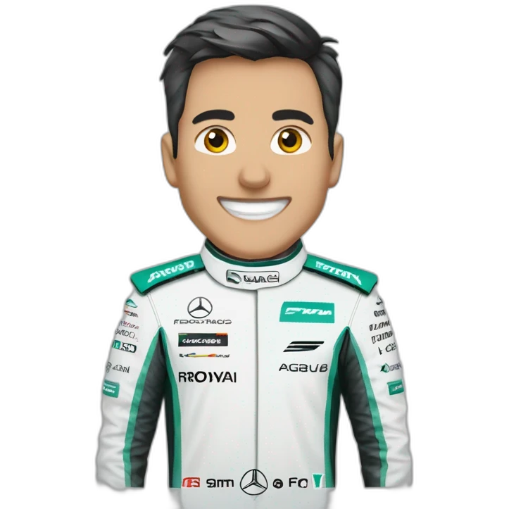 Mercedes AMG Petronas Formula 1 w14 emoji