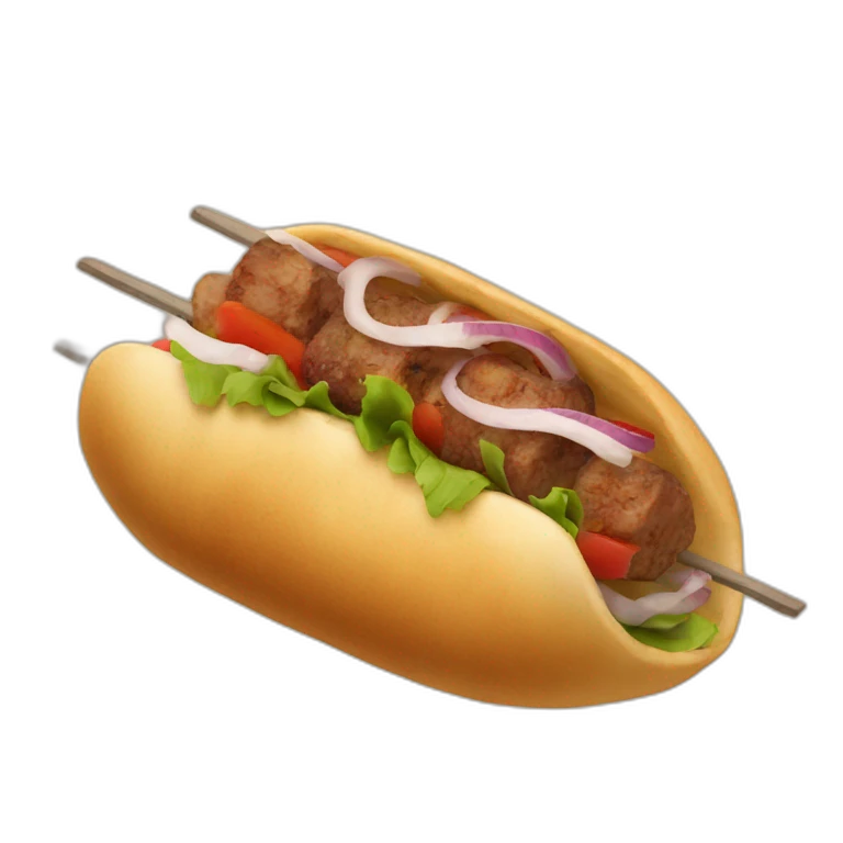 a kebab emoji