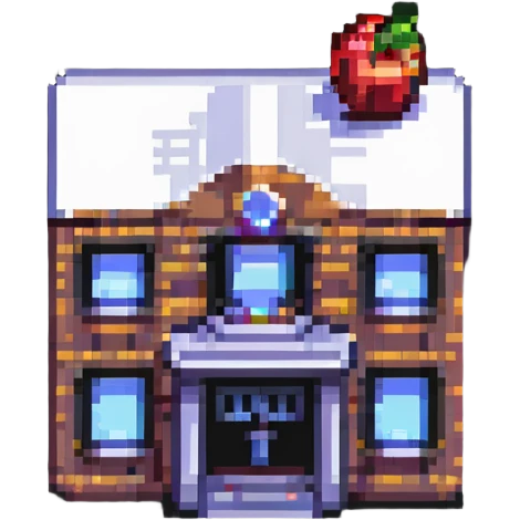 school building emoji