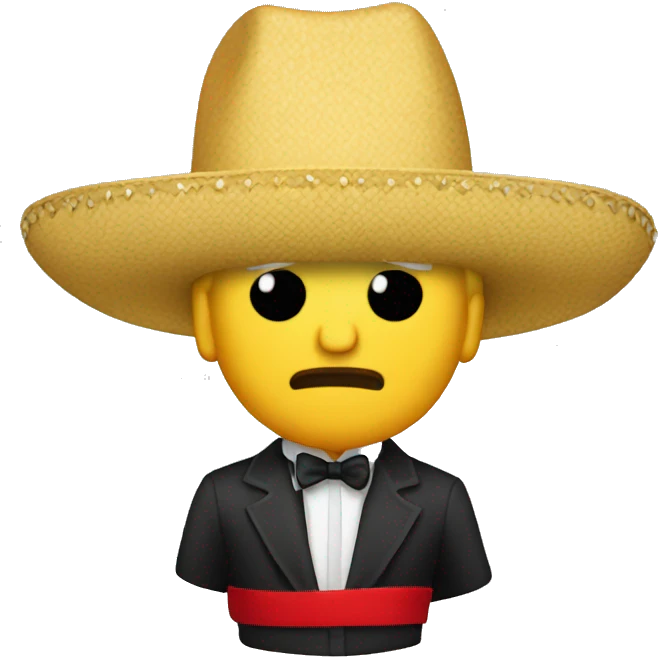 Donald Trump Mariachi hat emoji