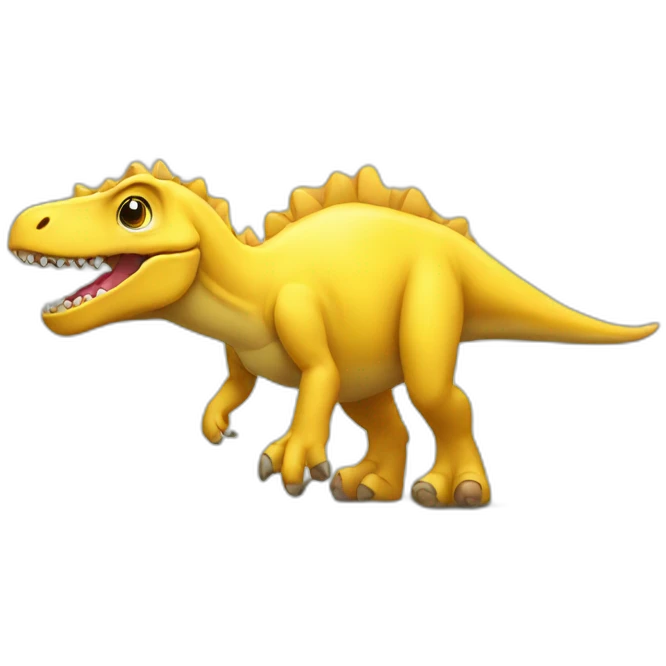 big yellow dinosaur emoji