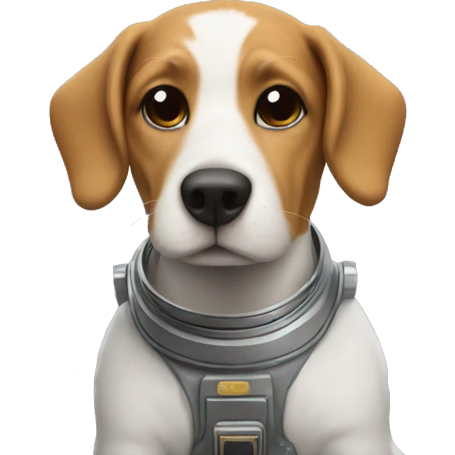 Dog in space emoji