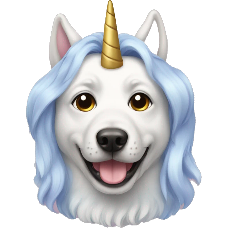 Dog mixed with unicorn  emoji