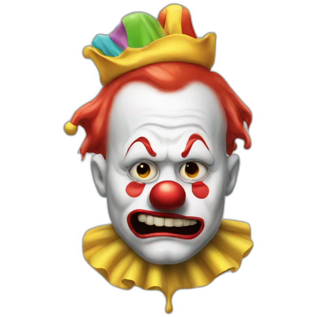 puking clown emoji