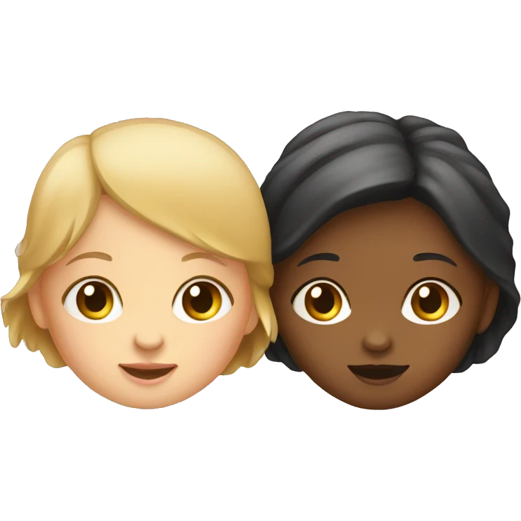 little girl and baby girl emoji