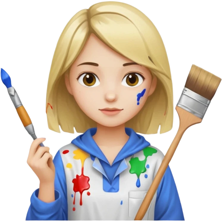 girl painter emoji