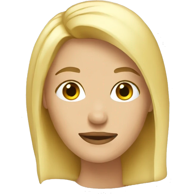 Blond women emoji