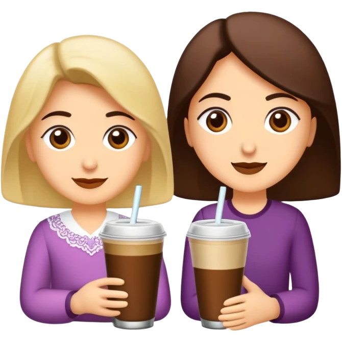 Koyu kızıl ve mamamia dalgası saçlı, kahverengi gözlü, buğday tenli, kalpli tişörtlü bir kız emoji