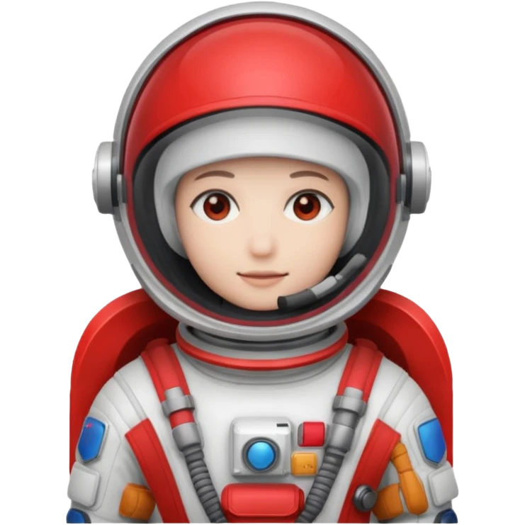 The main character from game Among Us emoji