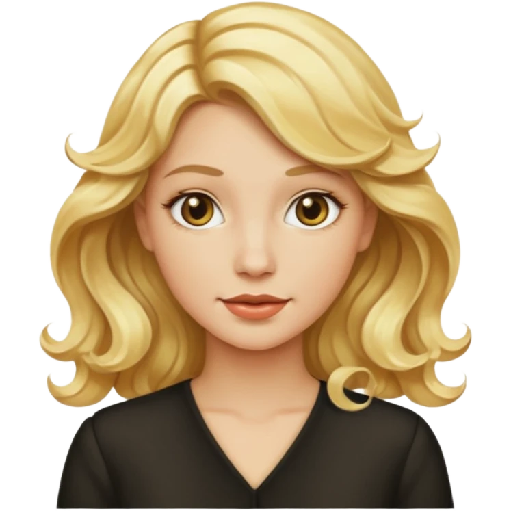 Tipos de rubio en mujer emoji