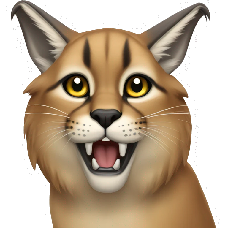 Caracal weeping  emoji