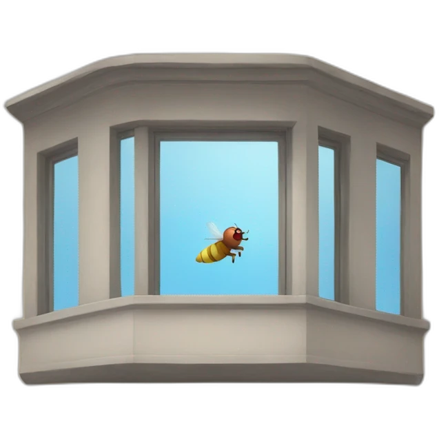 Man Fly into window from outside of building emoji