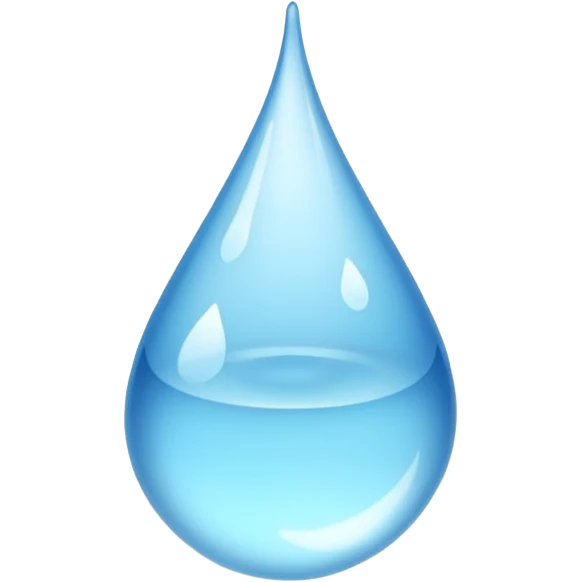 Glass of water emoji
