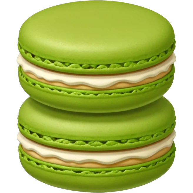 Green Macaroon emoji