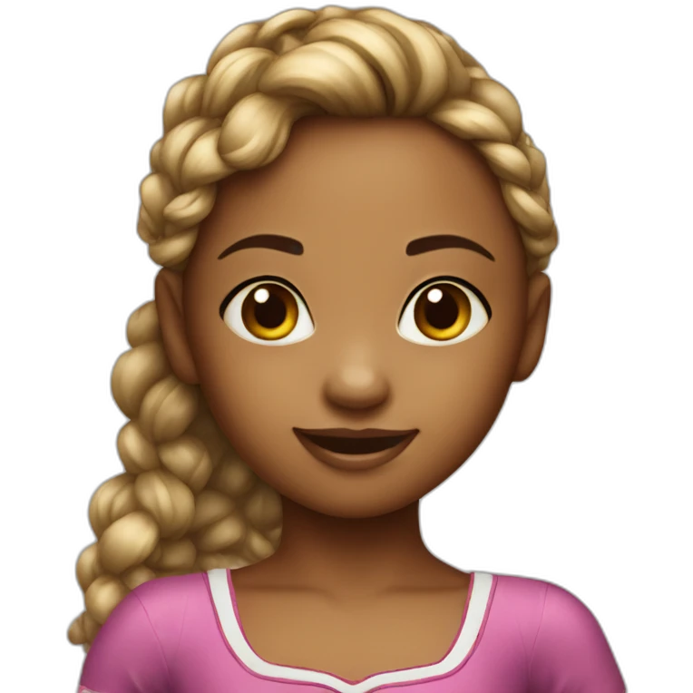 Dancer little girl emoji
