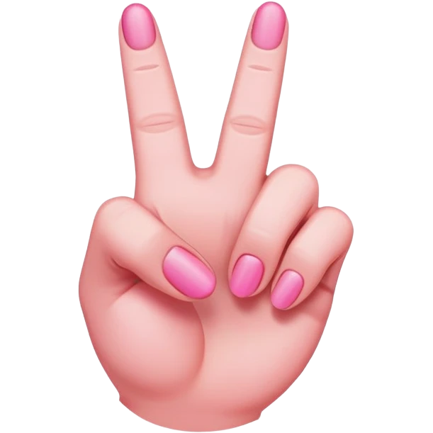 pink middle finger emoji
