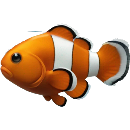 Clownfish in a bowl emoji