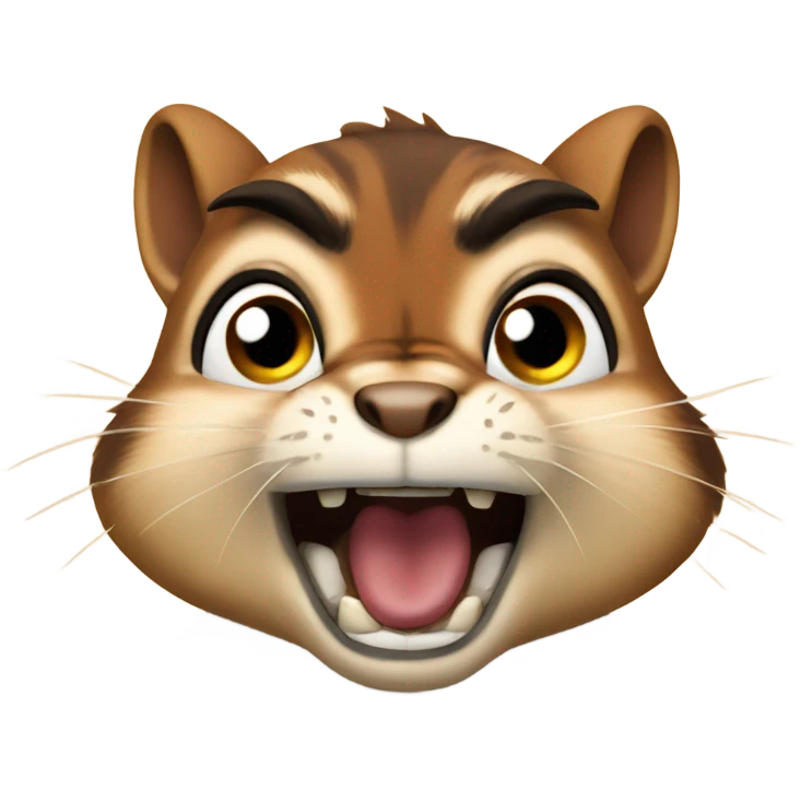 Angry chipmunk  emoji