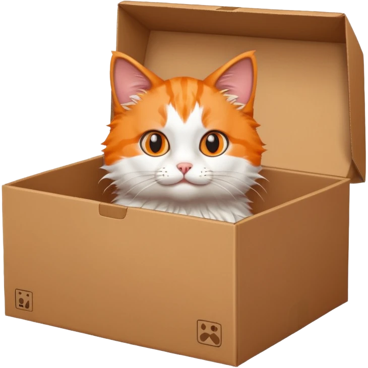 cat in boxe emoji