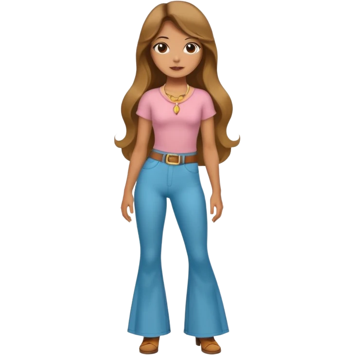 Retro 70s Girl emoji