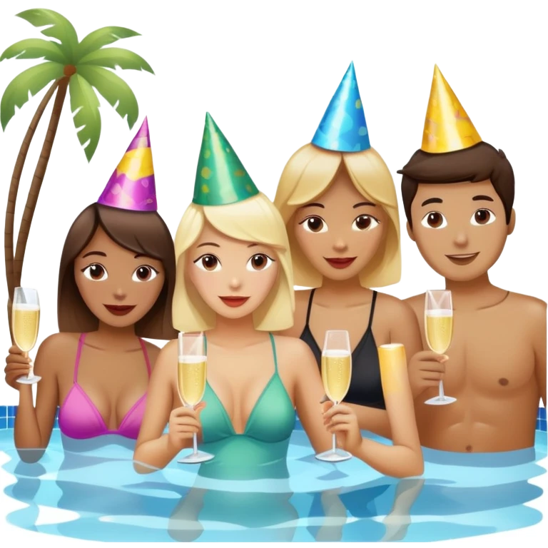 Pool party  emoji