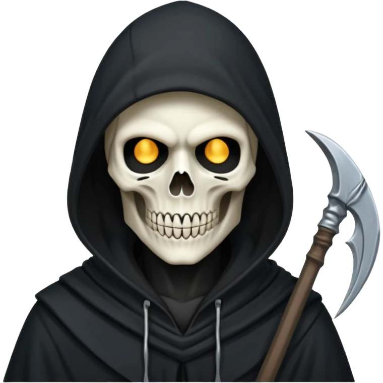 Grim Reaper Head only with the scythe emoji