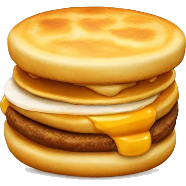 mcgriddle with a chicken patty emoji