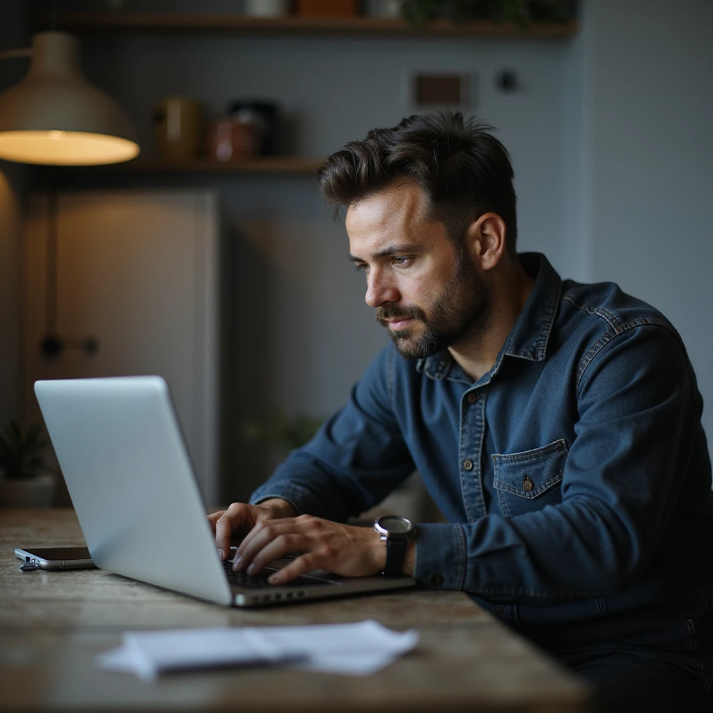 marketers working on his laptop emoji