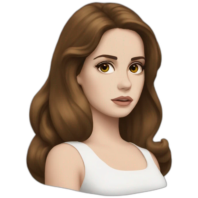 Lana del Rey sad emoji