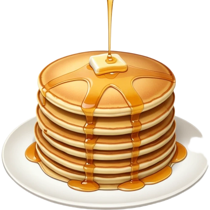 Plate of pancakes  emoji