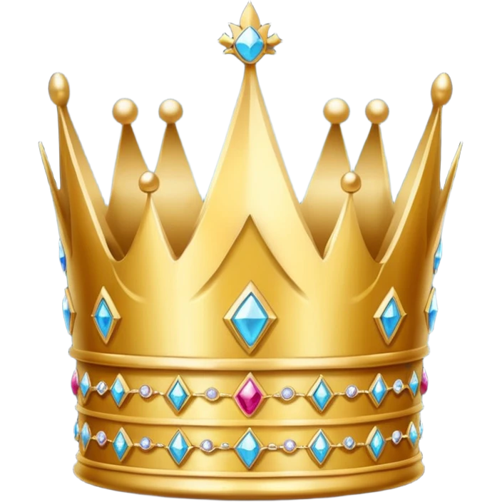 an  old crown in a glass showcase emoji