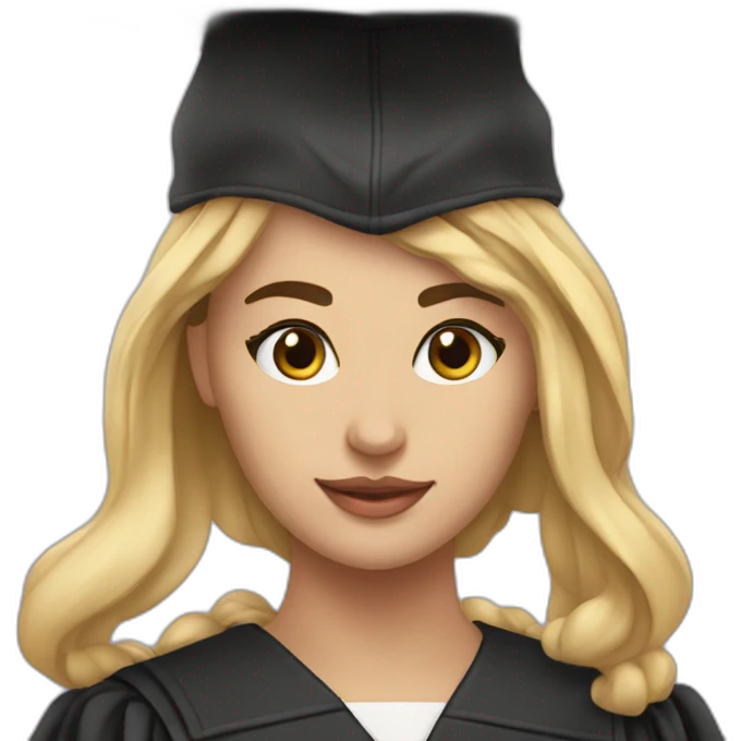 🎓🙍🏻‍♀️ emoji