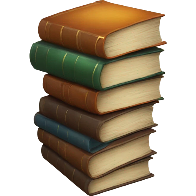 Stack of fantasy book emoji