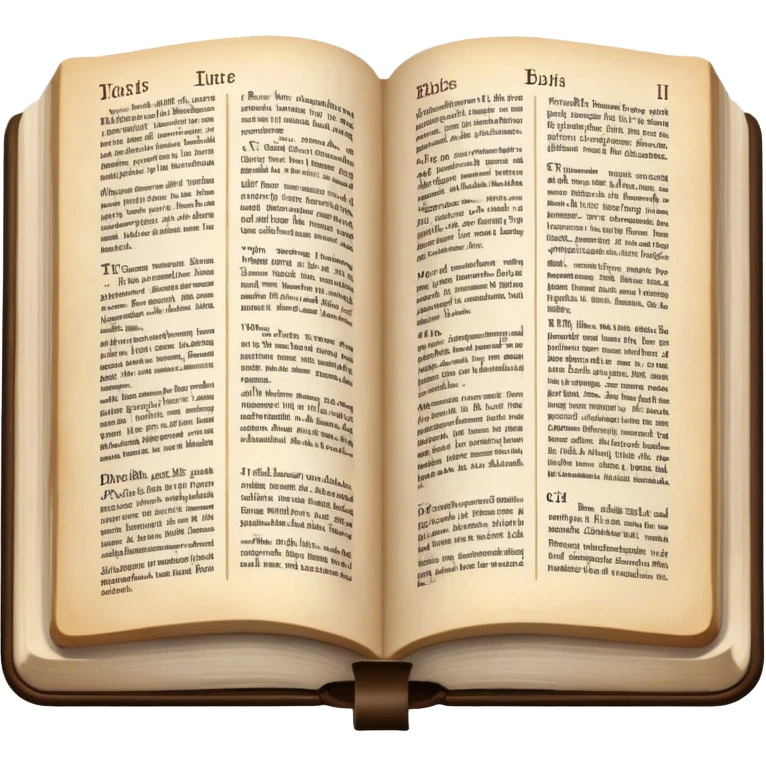 Open bible emoji