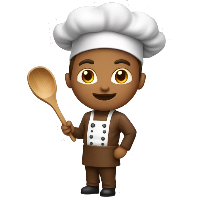 Cooking, piel marron clar emoji