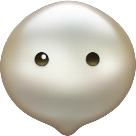 Sea pearl emoji