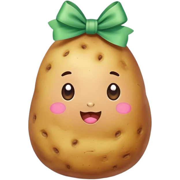 meditater kawaii potato bow emoji