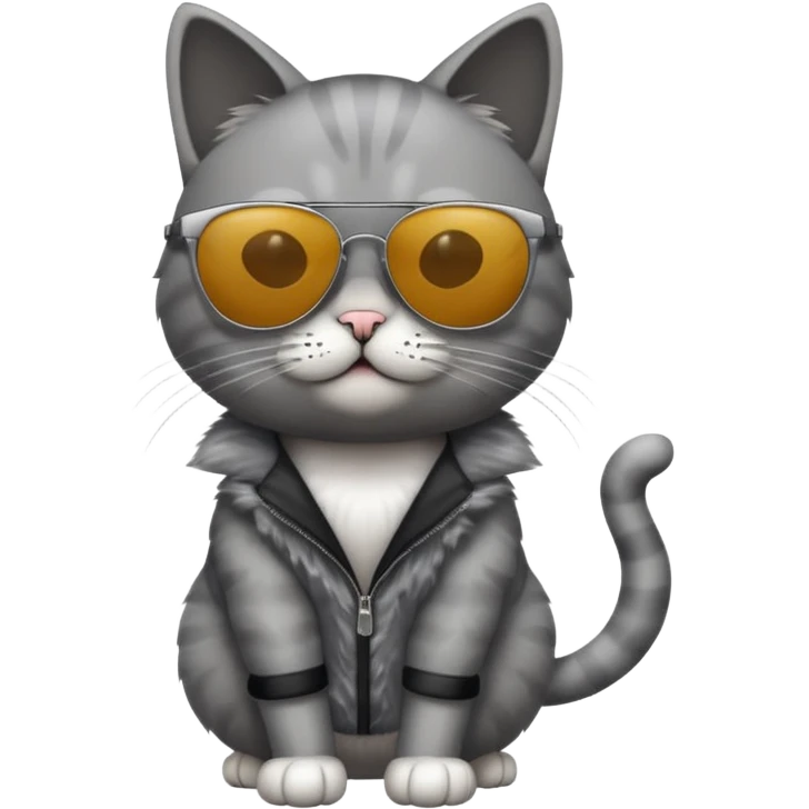 Cat wearing sunglasses emoji