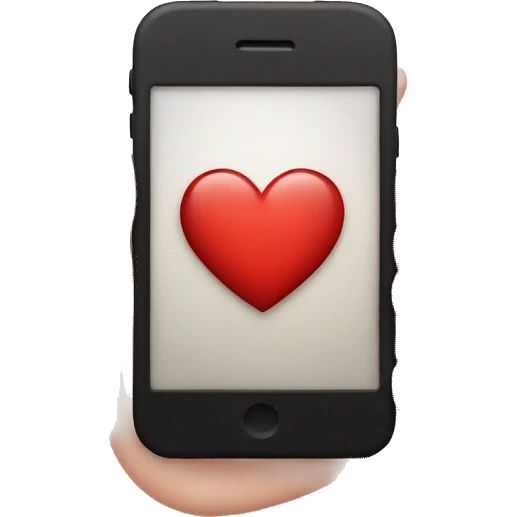 iPhone heart  emoji