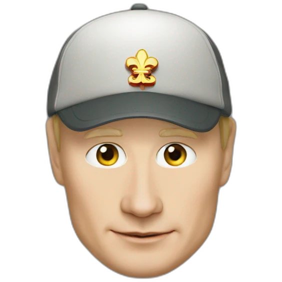 putin with cap emoji