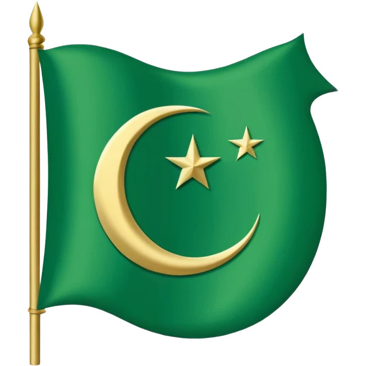 Green Ottoman flag emoji
