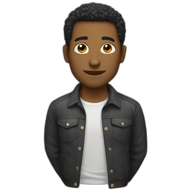 man is cool emoji