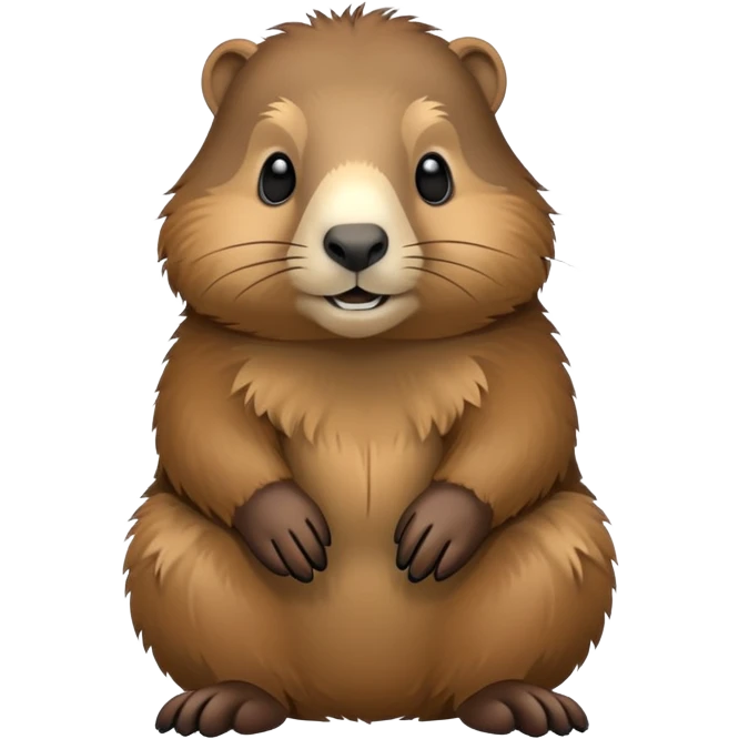 Marmot relaxing  emoji