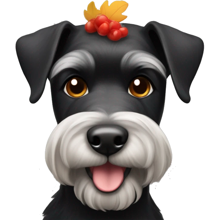 black schnauzer turkey  emoji