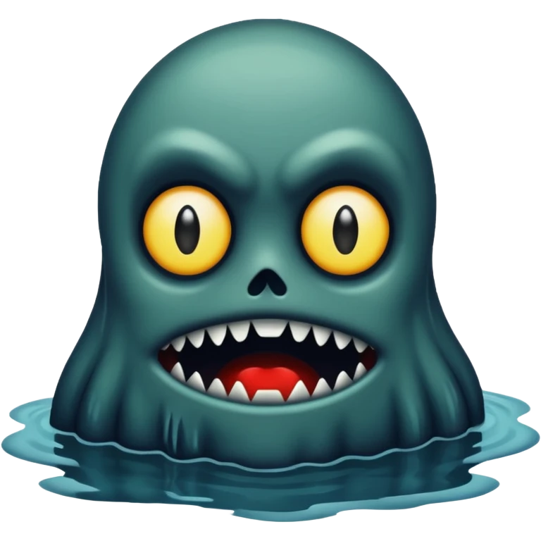 horror lake with water emoji