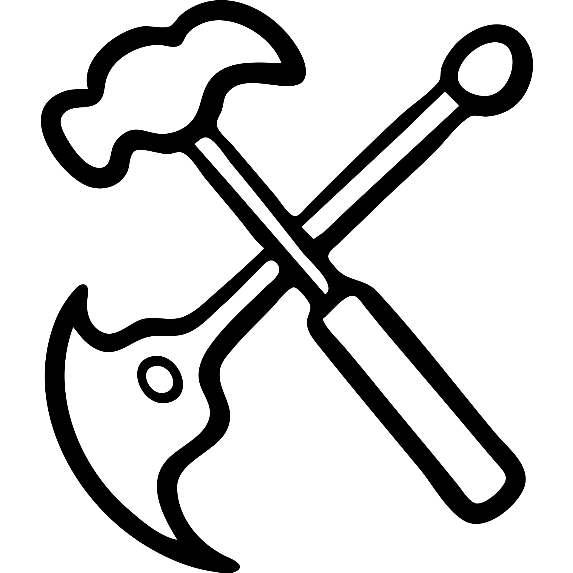A hammer and sickle tool symbol with the hammer and sickle crossed emoji