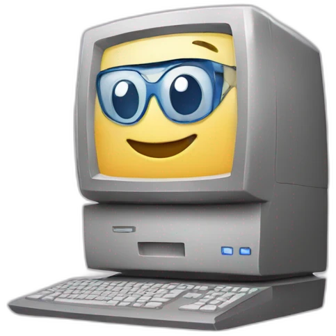 thank you computer emoji