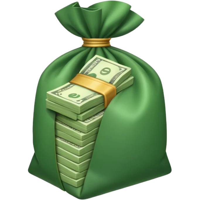 a bundle of money emoji